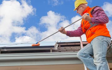 Benville soft wash roof cleaning